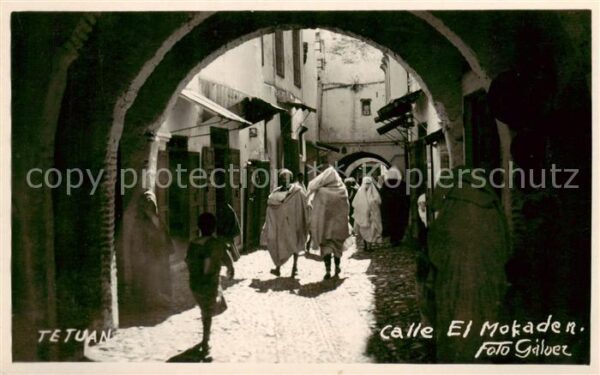 Tetuan Tetouan Maroc Calle El Mokaden