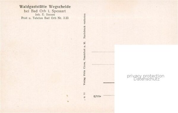 Bad Orb Waldgaststaette Wegscheide – Bild 2