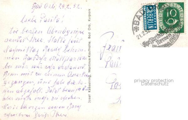 Bad Orb Rotahornallee mit Villenviertel – Bild 2