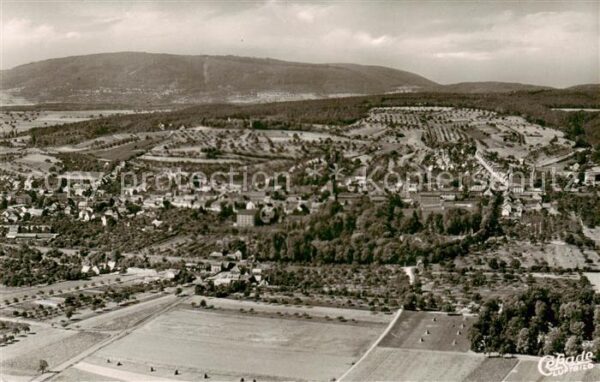 Kirchheimbolanden Fliegeraufnahme mit Donnersberg