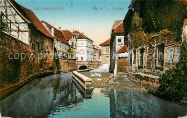 Germersheim Partie am Graben Feldpost
