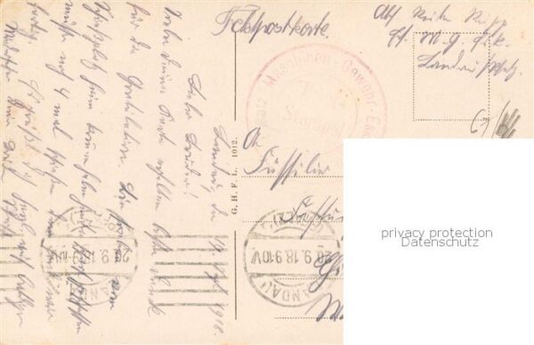 Landau  Pfalz Postplatz Feldpost – Bild 2