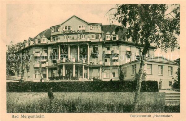 Bad Mergentheim Diaetkuranstalt Hohenlohe