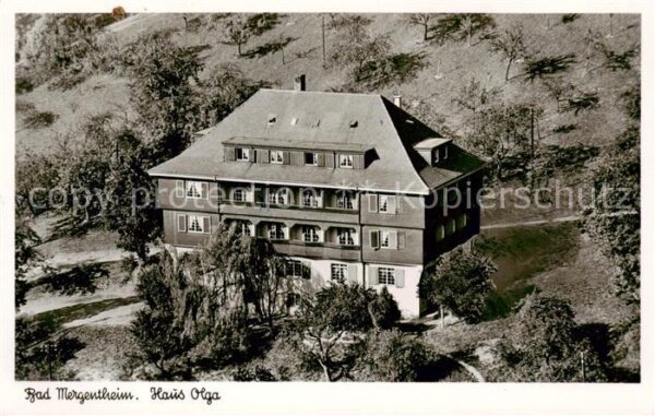Bad Mergentheim Haus Olga Fliegeraufnahme