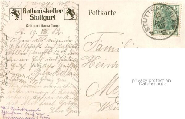 Stuttgart Rathauskeller – Bild 2