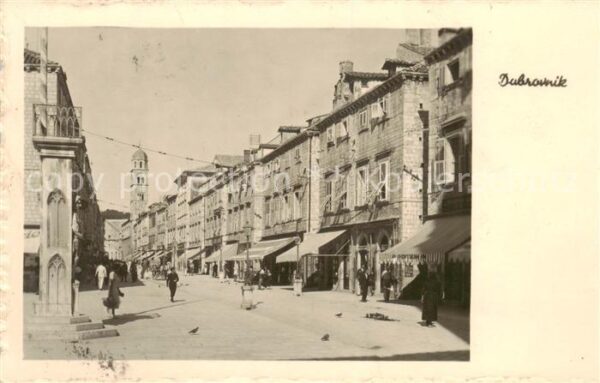 Dubrovnik Ragusa Strassenpartie