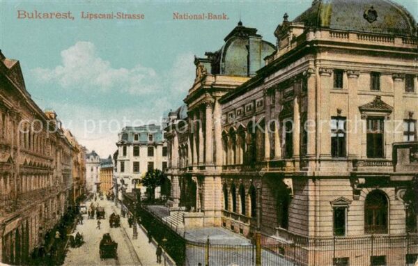 Bukarest Lipscani Strasse National Bank Feldpost