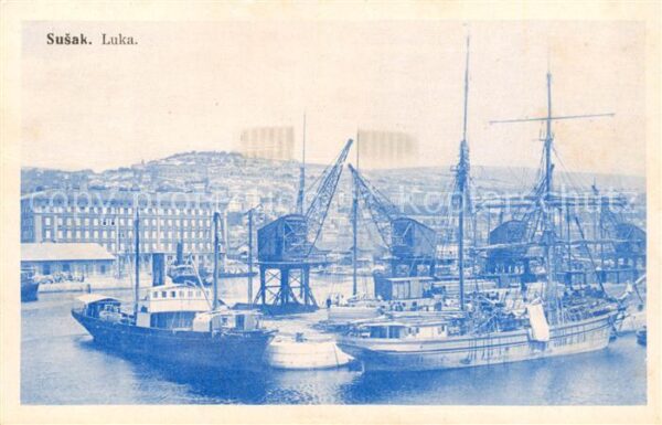 Susak Fiume Rijeka Croatia Luka Hafen