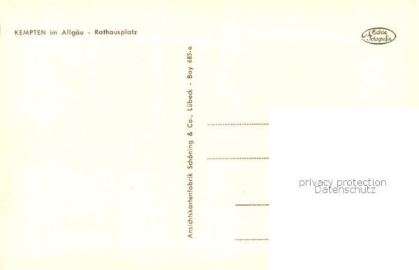 Kempten Allgaeu Rathausplatz – Bild 2