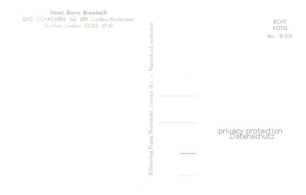 Bad Schachen Bodensee Hotel Garni Brombeiss Baumbluete – Bild 2