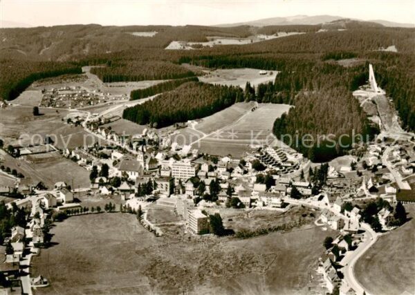 Schoenwald Triberg Erholungsheim Kurhaus Viktoria Fliegeraufnahme