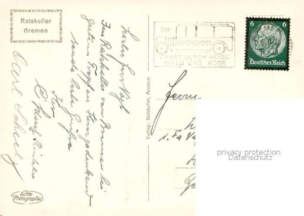 Bremen Rathaus Gesamtansicht der grossen Halle – Bild 2