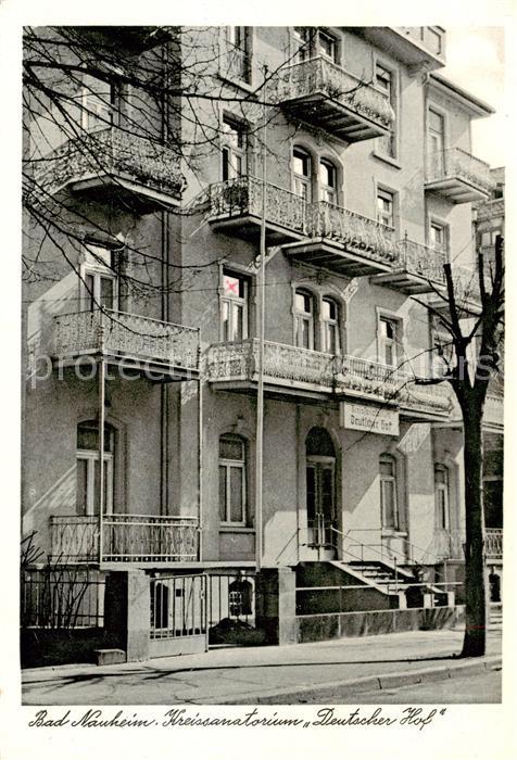 Bad Nauheim Kreissanatorium Deutscher Hof
