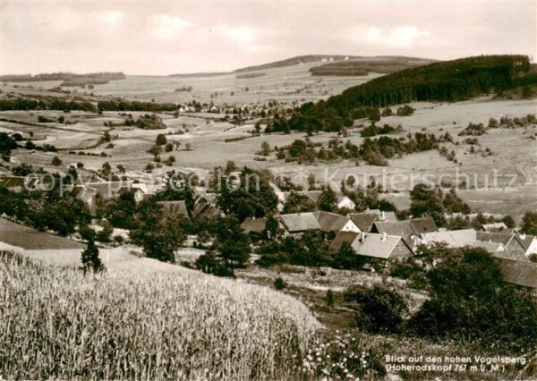 Hoherodskopf Schotten Blick auf den hohen Vogelsberg