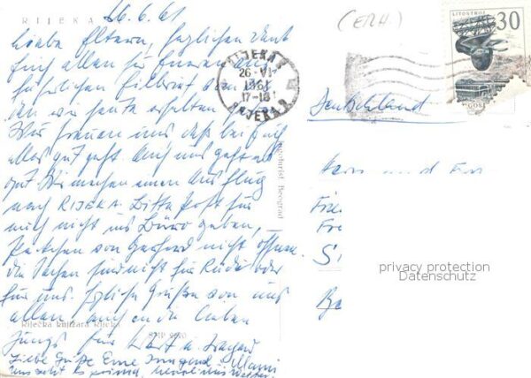 Rijeka Fiume Croatia Hafenpartie – Bild 2