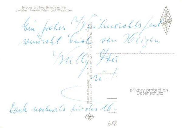 Frankfurt Main Einkaufszentrum Fliegeraufnahme – Bild 2