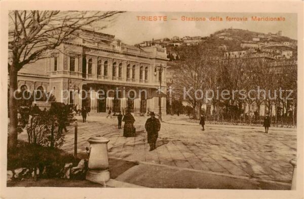 Trieste Triest IT Stazione della ferrovia Meridionale