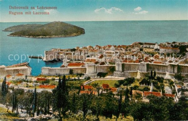 Dubrovnik Ragusa mit Lacroma