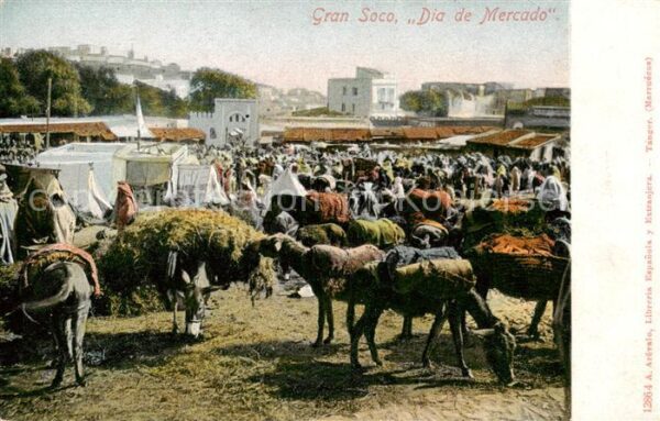 Tanger Tangier Tangiers Maroc Gran Soco Dia de Mercado