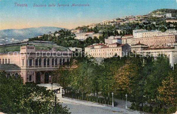 Trieste Triest IT Stazione della ferrovia Meridionale