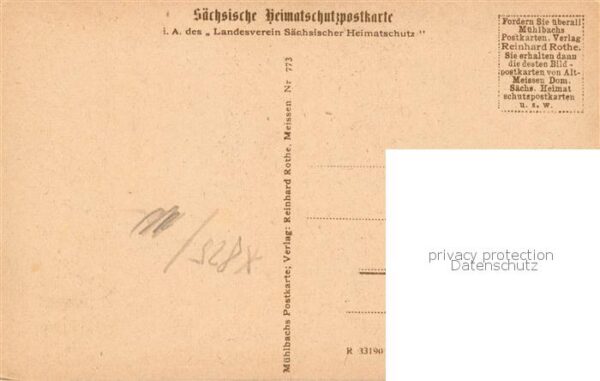 Alt Meissen Elbe Fischerhaeuser – Bild 2