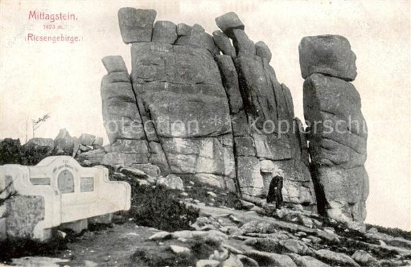 Riesengebirge Krkonose Karkonosze Mittagstein