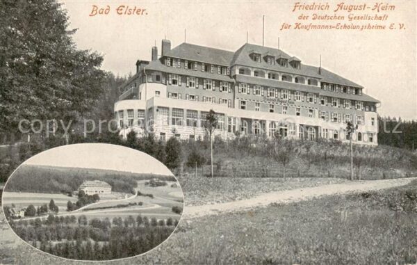 Bad Elster Friedrich August Heim der Dt Gesellschaft fuer Kaufmanns Erholungshei