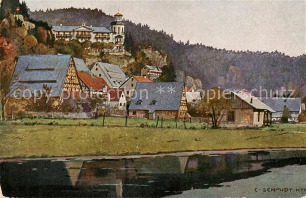 Rupprechtstegen mit dem Waldrabschen Hotel