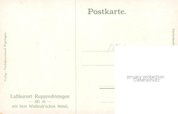Rupprechtstegen mit dem Waldrabschen Hotel – Bild 2