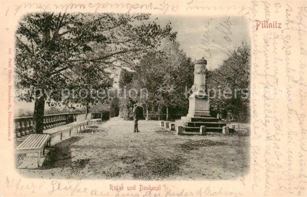 Pillnitz Dresden Ruine und Denkmal