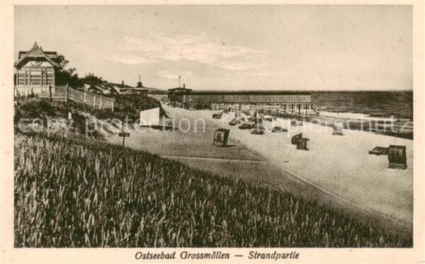 Grossmoellen Mielno PL Strandpartie Ostseebad