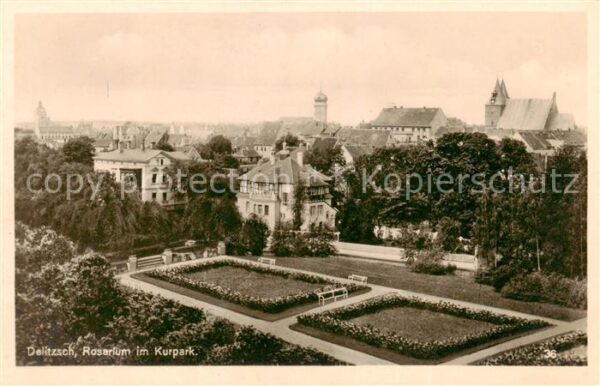 Delitzsch Rosarium im Kurpark