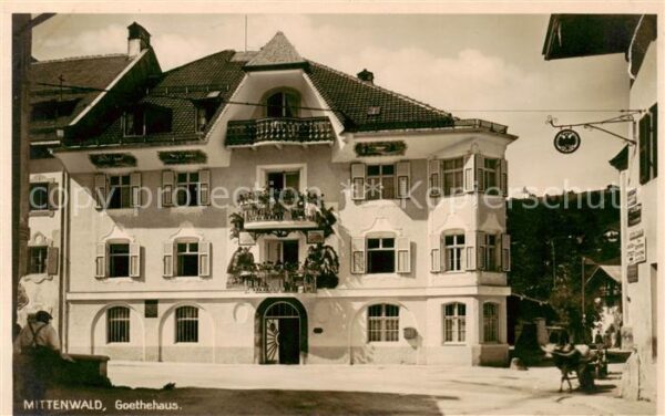 Mittenwald Bayern Goethehaus