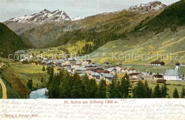 St Anton Arlberg AT Panorama
