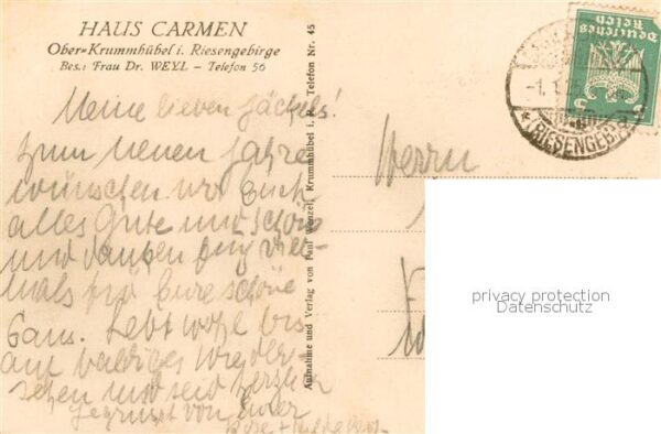 Ober-Krummhuebel Karpacz Riesengebirge PL Haus Carmen – Bild 2