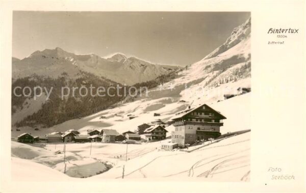 Hintertux Zillertal Winterpanorama