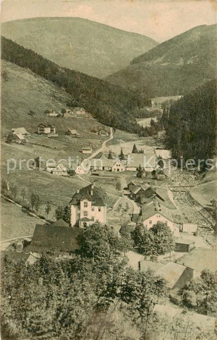 Petzer Riesengebirge CZ Blick vom Juelgenberg