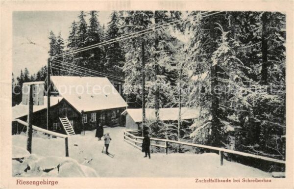 Schreiberhau Szklarska Poreba Riesengebirge PL Zackelfallbaude