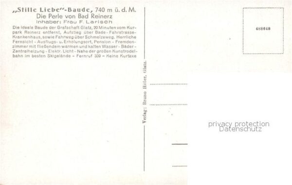 Bad Reinerz Duszniki-Zdrój PL Stille Liebe Baude – Bild 2