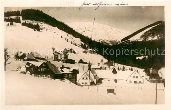 Pec pod Snezkou CZ Winterpanorama