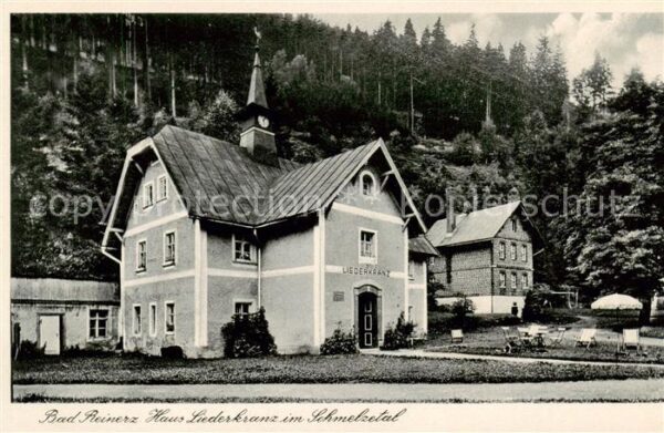Bad Reinerz Duszniki-Zdrój PL Haus Liederkranz im Schmelzetal