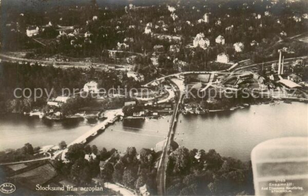 Stocksund Sweden Fliegeraufnahme