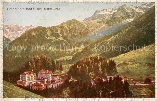 Bad Fusch AT Grand Hotel Bad Fusch Panorama