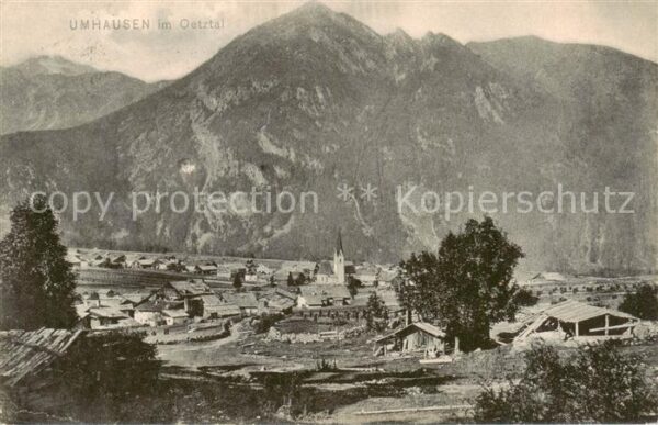 Umhausen oetztal Tirol AT Panorama