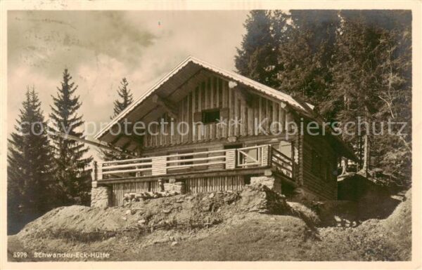 Schwander-Eck-Huette Sonthofen Oberallgaeu Ansicht
