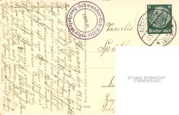 Schwander-Eck-Huette Sonthofen Oberallgaeu Ansicht – Bild 2