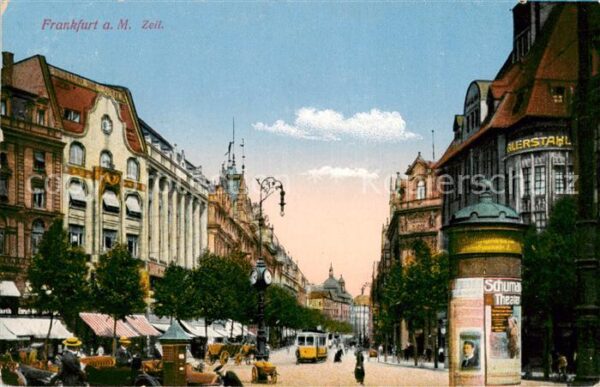 Frankfurt Main Die Zeil