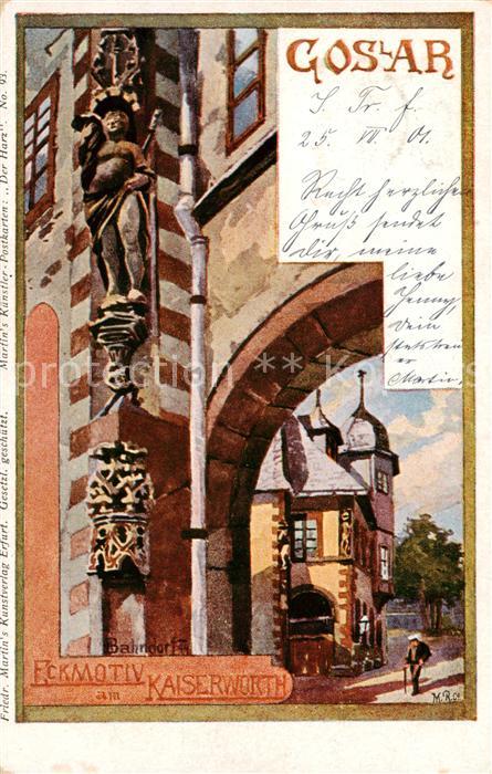 Goslar Eckmotiv am Kaiserworth
