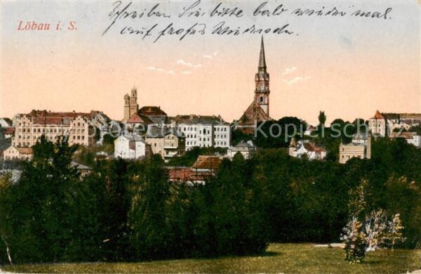 Loebau Sachsen Stadtansicht