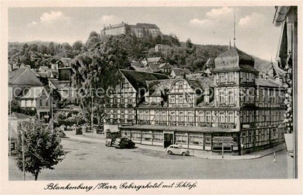 Blankenburg Harz Gebirgshotel mit Schloss
